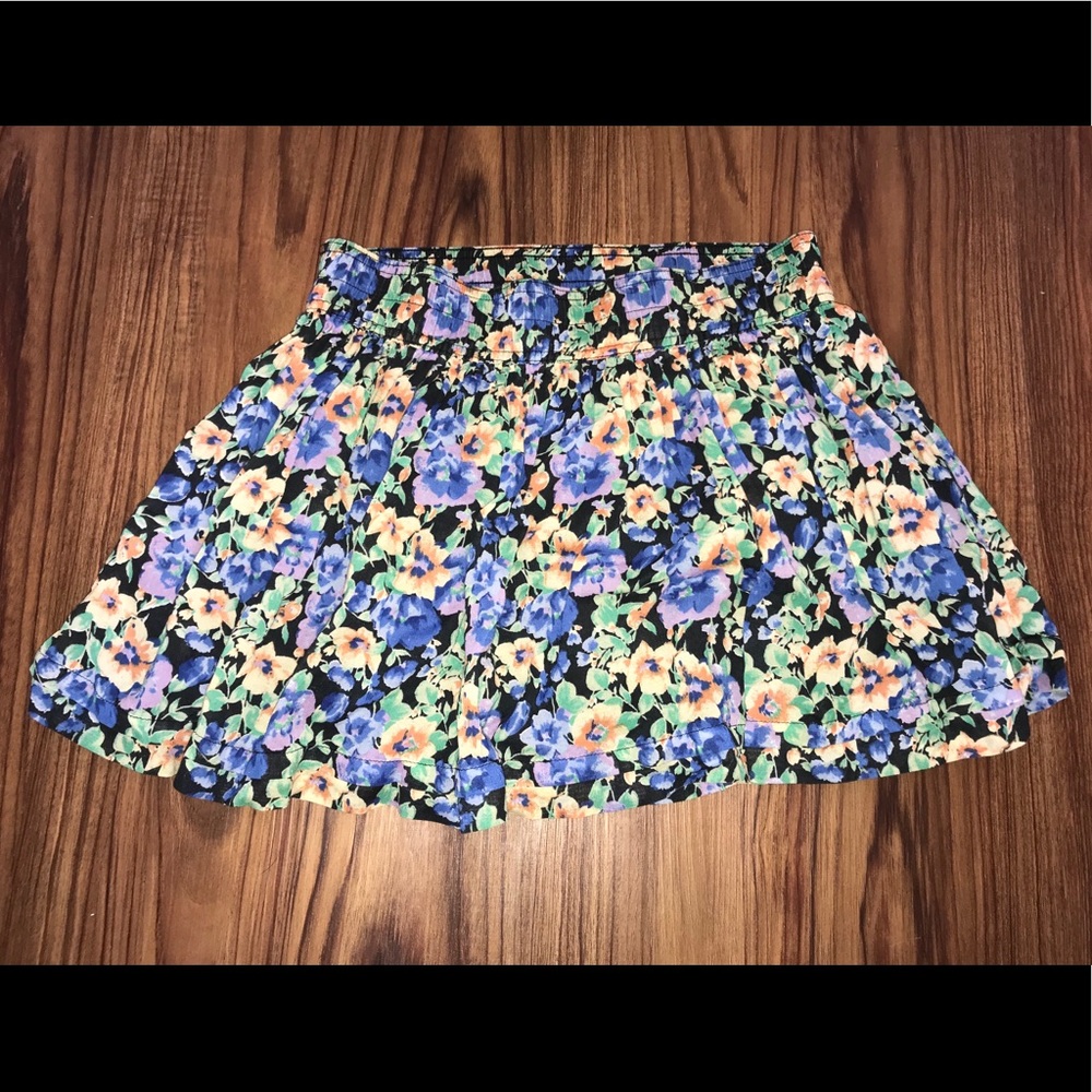 Forever 21 Floral Mini Skirt